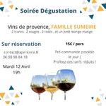 On va tâcher de chasser la fraîcheur ambiante. 
Mardi 12 Avril, 19h
On vous fait déguster les vins de Provence de la famille Sumeire!
Place limitées, pensez à réserver !
#apero #aperitif #vin #wine #degustation #famillesumeire